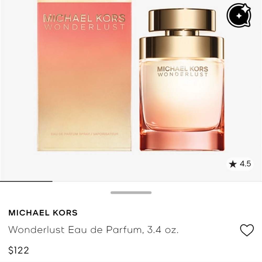 Michael Kors Wonderlust Gold and Pink Bottle